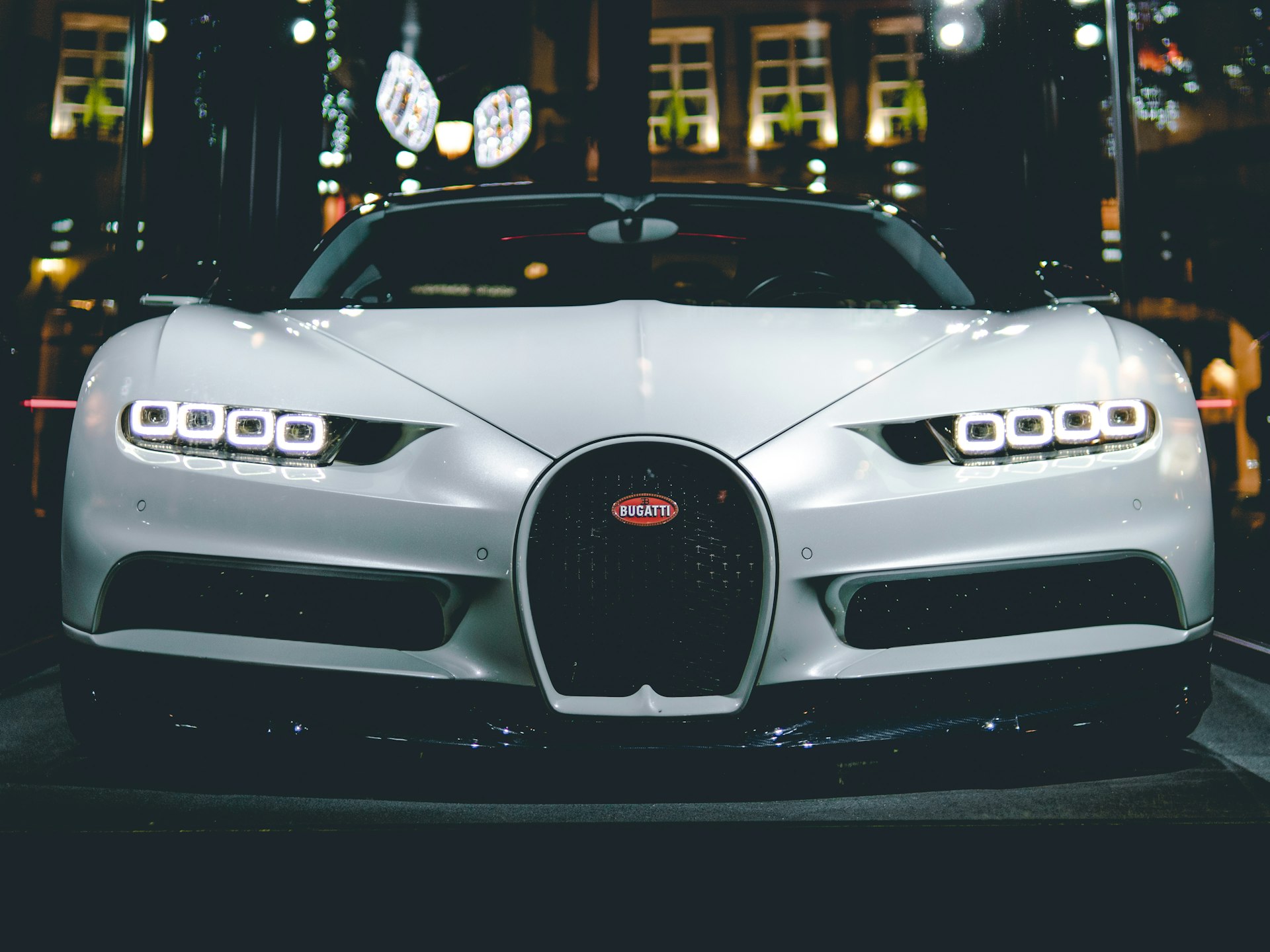 Polished sports car with ceramic coating